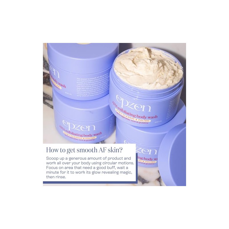 epzen Gel De Ducha Exfoliante Corporal 2 En 1 Aha,