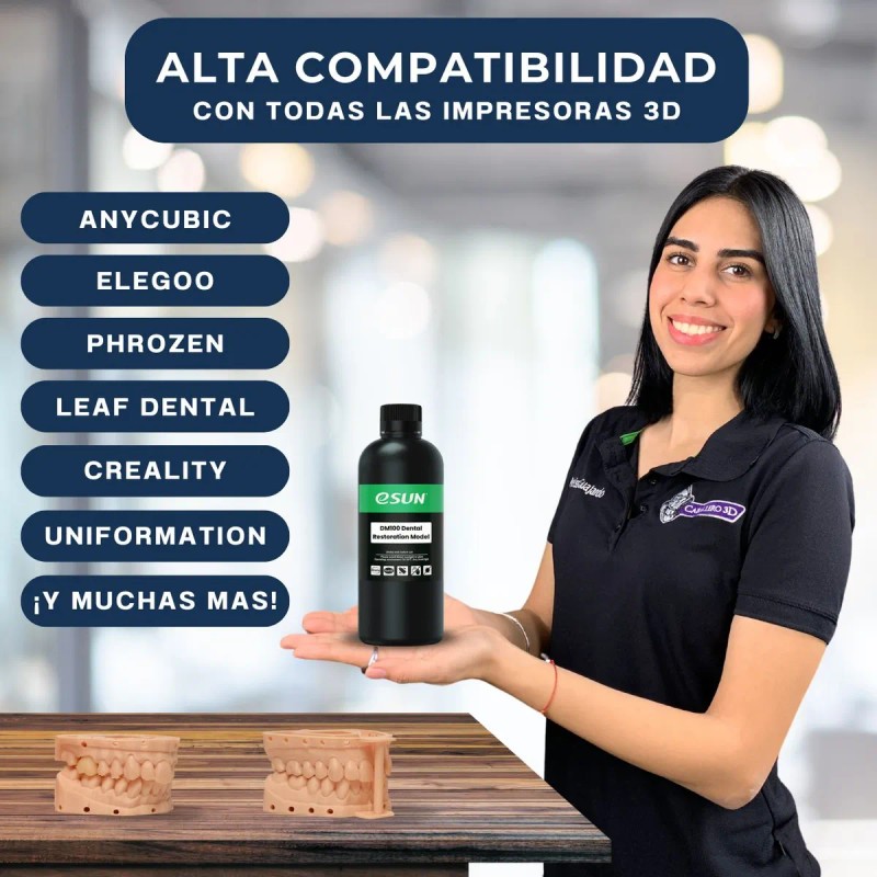 Resina 3d Esun Dental Model 1kg Para Impresión 3d