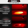 Honoson Red Light Flashlight LED Single Mode Torch 1 Mode