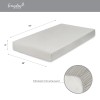 Everyday Kids Fitted Crib Sheet - Gray