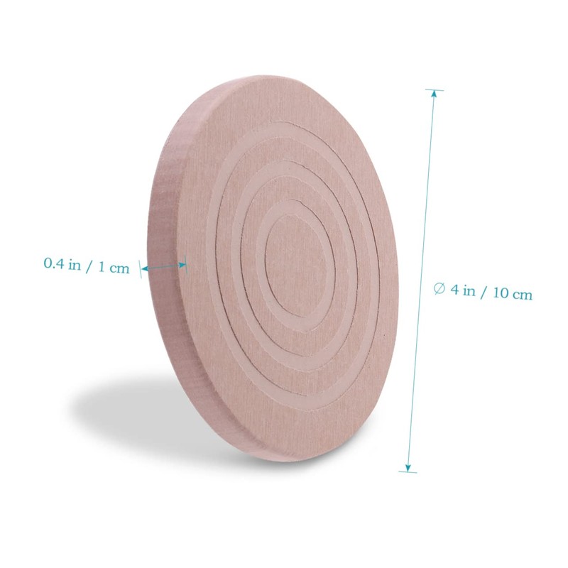 CAXUSD Diatomite Coasters Set by 4pcs Coasters Diatomite Pad Super