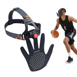 Basketball Dribbling Training Mask, 3D Headgear Blocking Guards Basketball Defensive Mask-Improve Basketball Dribbling & Shooting Accuracy Basketball Training Aids Guard Shooter