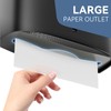 interhasa! Paper Towel Dispenser Wall Mounted, Adhesive Multifold Trifold c