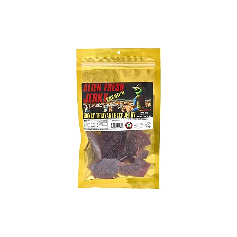 Alien Fresh Jerky - Classic - Honey Teriyaki - Premium