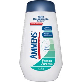 Ammens Fresco Aroma Talco Corporal, 125g, Pack of 1