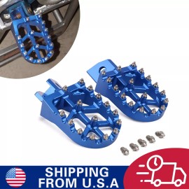 JFG RACING Foot Pegs Footpegs Footrest Foot Pedals CNC For YZ80 YZ125 YZ250 XT250 WR200/250