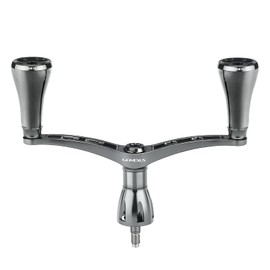 GOMEXUS CY98 Reel Handle, Shimano Spinning Reel Compatible, Double Handle, Stella, Nasci, Twin Power, Replacement, 98mm Titanium Handle Knob, Suitable for Squid, Sea Bass, Fishing, Light Game, Left