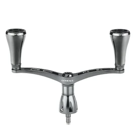 GOMEXUS CY98 Reel Handle, Shimano Spinning Reel Compatible, Double Handle, Stella, Nasci, Twin Power, Replacement, 98mm Titanium Handle Knob, Suitable for Squid, Sea Bass, Fishing, Light Game, Left