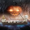 Skeleton Boat Incense Burner Holder Creative Incense Ash Catcher Tray