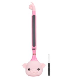 Kids Synthesizer Music Instrument Cartoon Shaped Multifunctional Japanese Music Synthesizer Toy Pink Pig