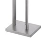 Miyili Bathroom Lavatory Toilet Tissue Roll Holder Stainless Steel Freestanding