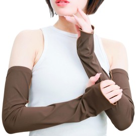 THE CLASSIC TOKYO Arm Cover, Developed by Japanese UV Care Specialty Brand, Cooling to the Touch, UPF 50+, Smooth, Women's, UV Protection, Sun Protection, Sweat Absorbent, Quick Drying, Bi-Color, Stylish