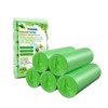 Biodegradable Trash Bags 4-6 Gallon, 100 Counts, Extra Thick Small