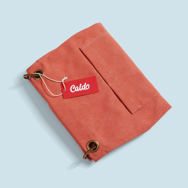 Caldo Split Leg Apron (Terracotta)