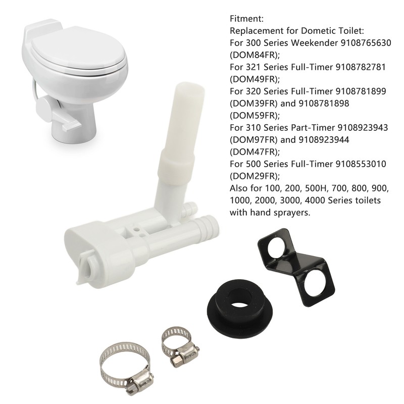 RV Toilet Vacuum Breaker Kit 385230325 Replacement for Dometic 300