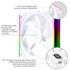Thermalright TL-M12QW X3 Chassis Fan 120mm Silent,Wireless Splicing,Building Block Fan,PWM