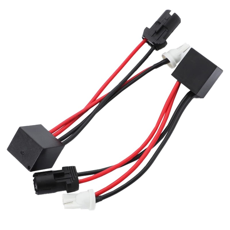 GNXFixt 2 x T10 LED Decoder Adapter Canbus Anti-Flicker Resistors