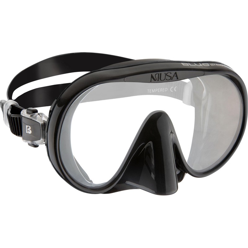 Cressi Musa Frameless Masks, Black