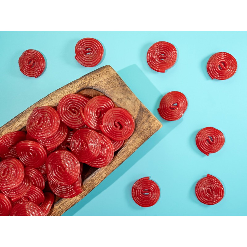 Smarty Stop Strawberry Licorice Wheel Gummy Candy (1 Pound (Pack