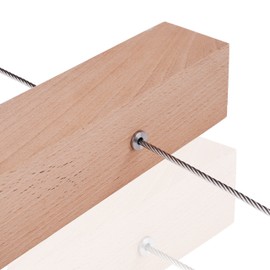 60-Pcs Stainless Steel Protector Sleeves Include a Drill Bit for Cable Railing Kit Which with Wood Posts (1/8-Inch)