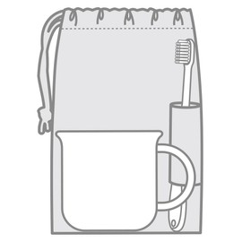 Skater KB62-A Children's Cup Bag, 8.3 x 5.9 inches (21 x 15 cm), Plarail, 21, Made in Japan