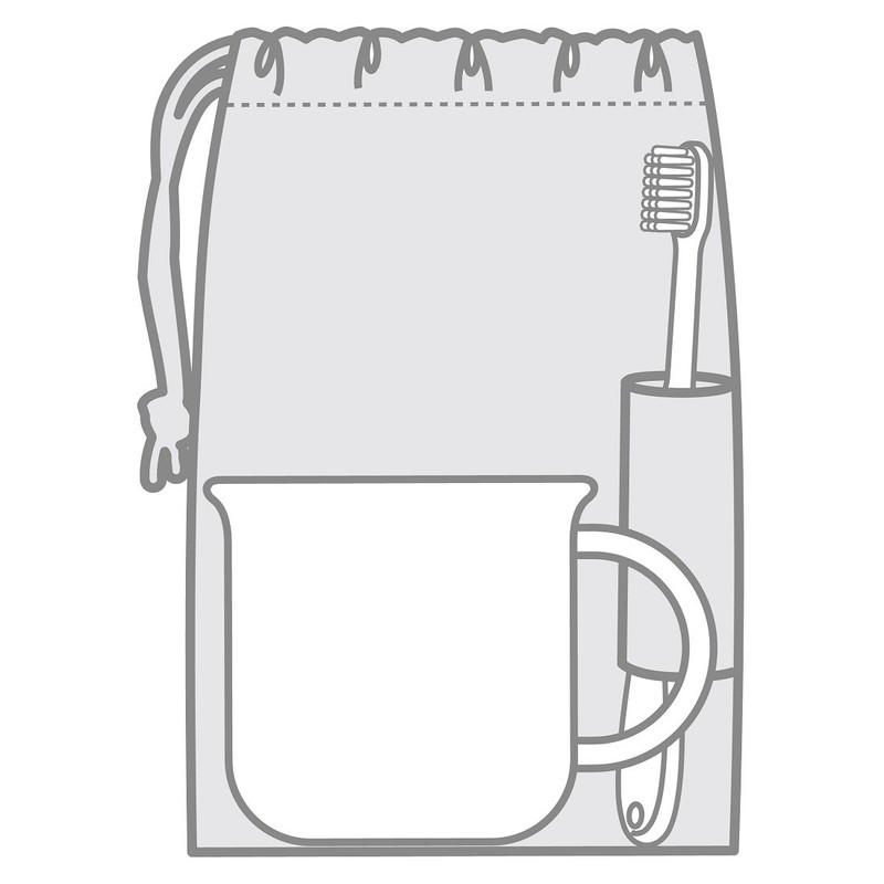 Skater KB62-A Children's Cup Bag, 8.3 x 5.9 inches (21