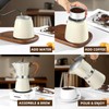 Mongdio Stovetop Espresso Maker Moka Pot, Cuban Coffee Maker Stove