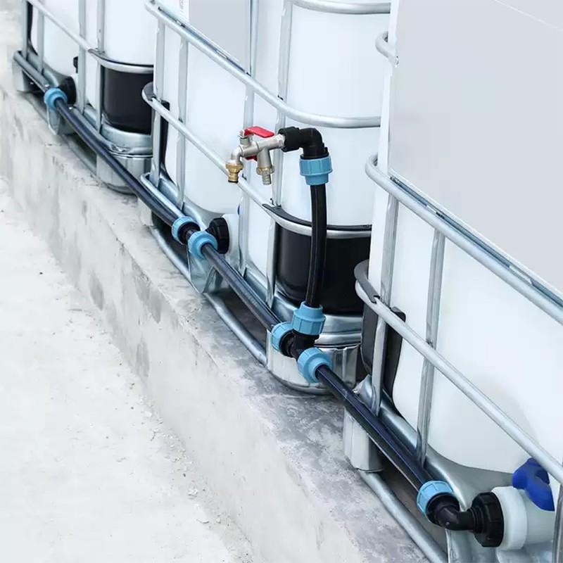 IBC Tank Thread Connector S60x6 to 25mm MDPE Pipe Adapter