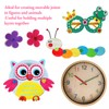 200 Pieces Colorful Pastel Clips with 100 Round and 100