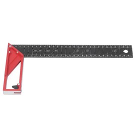 Woodworking Square Multi Angle Professional L Shaped Aluminum Alloy Scribing Ruler for Carpenter 30cm / 11.8in