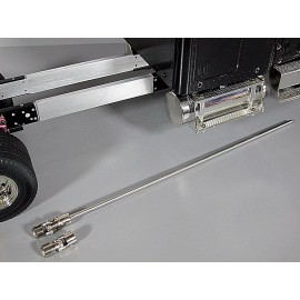 Tamiya Aluminum 4 7/8" Frame Extension + Drive Shaft Tamiya 1/14 Globeliner King Hauler