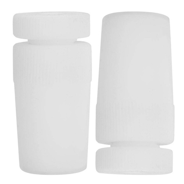 2Pcs PTFE Stopper White Tapered Seal Stoppers High Temperature for
