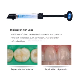 DENTEX Universal Dental Light Cure Composite Resin Kit Refill Shade A3.5 4g/pc