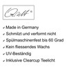 Qult Farluce Classic • Teelichthalter in Kerzenform • Kerze •