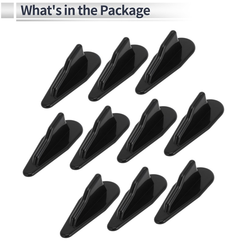 RATCHROLL 10 Pcs Universal Shark Fin Dummy Antenna Mount 3.1"