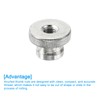 sourcing map Knurled Thumb Nuts, 8Pcs M8 Carbon Steel Nut