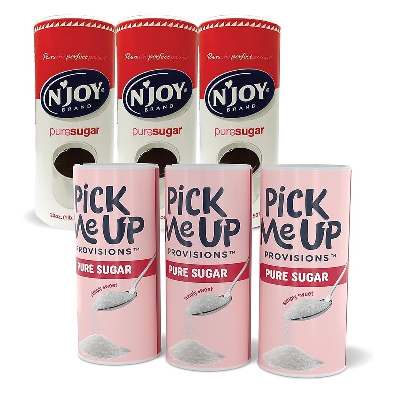 Pick Me Up Provisions 100% Pure Cane Sugar, Easy Pour
