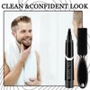 Beard Pencil Filler for Men, Waterproof High Coverage Beard Pen