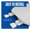 HIGHCRAFT Premium Round Toilet Seat with Adjustable Hinges - Molded