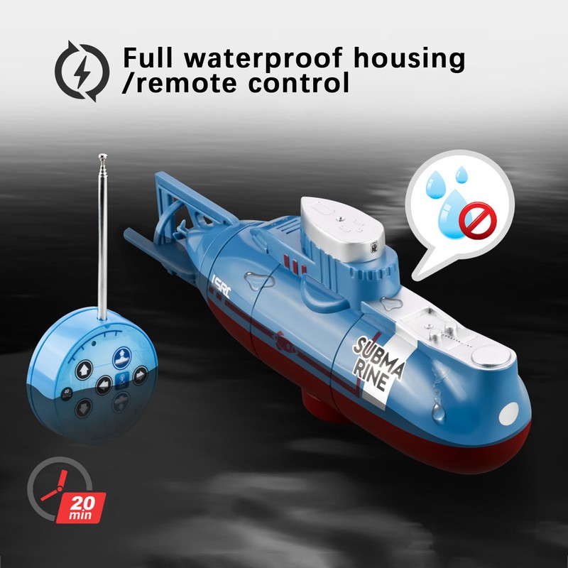 Simulated Submarine Mini Remote‑Controlled Submarine Toy Model Fish Tank Decoration