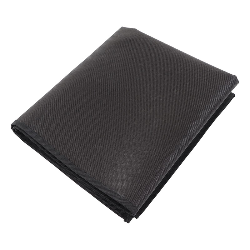 Grill Mat Fireproof Heat Resistant Insulated Pad Protector Black for