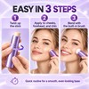 2-in-1 Color-Changing Foundation Stick with Built-In Brush, Natural Shade