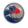 Large Wave Tsunami Iron-on Patch - Iron on Sew on