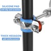 CertBuy 6 Pcs Stainless Steel Wall Mount Ceiling Mount Adjustable