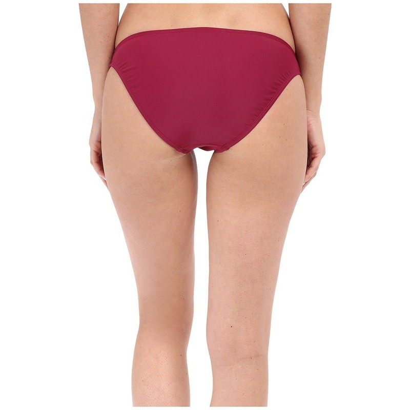 Body Glove Junior's Smoothies Basic Bikini Bottom, Black Plum, Small