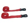 Webbing Strap with Quick Release Buckle, Pack of 2 (Red,
