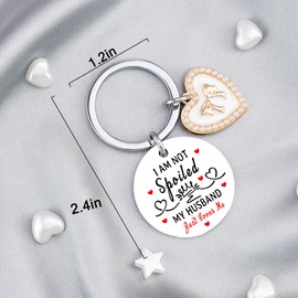 MOEXUKO Valentines Day Gifts for Her Best couples Keychain Wife Birthday Gift Ideas Romantic Gifts for Wife from Husband Happy Anniversary Birthday Gifts for Her I Love You Gifts for Her