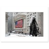 ArtMalore George Washington Monument at Wall Street Winter - Holidays