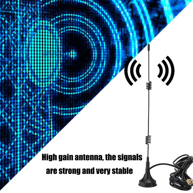 ASHATA 2.4 GHz 8 dB WiFi Antenna SMA Socket with