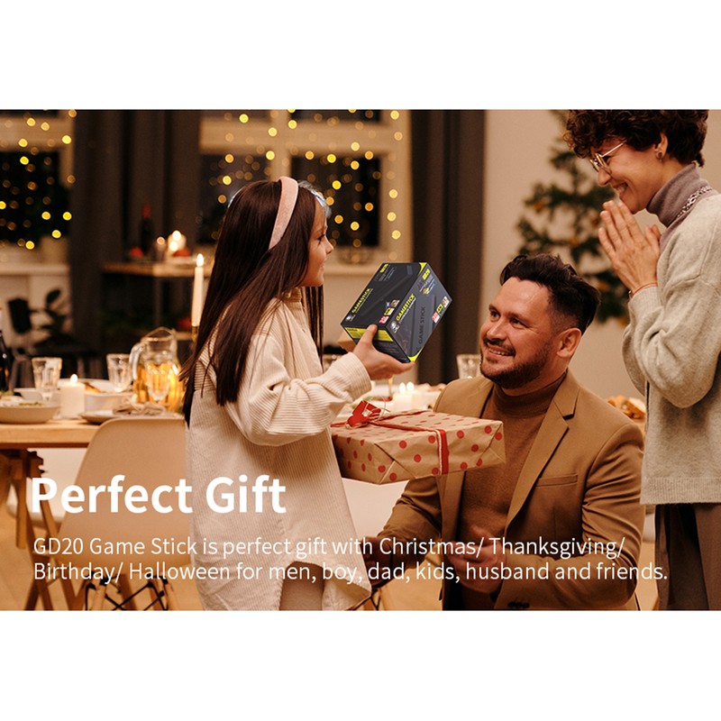 Game Stick 2.4G Wireless Controller HD Video Game Console 4k